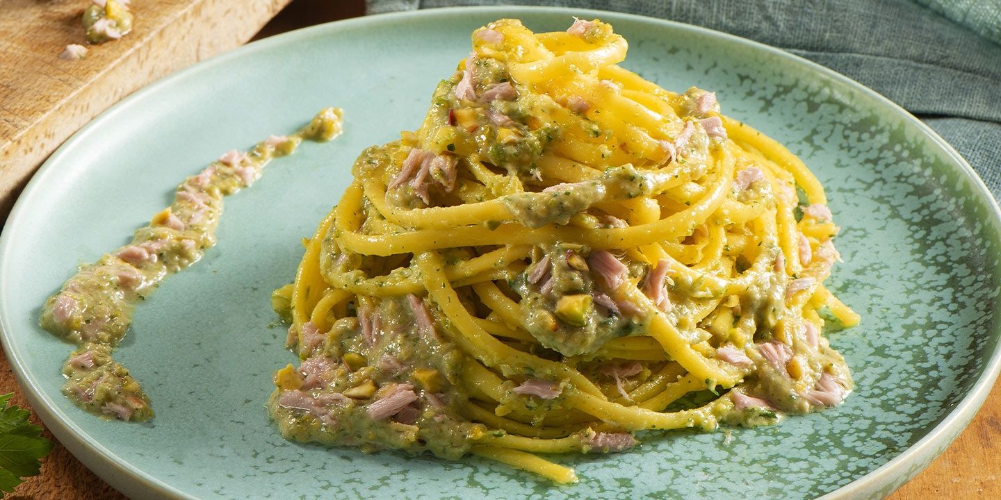 Pasta Con Pesto Al Tonno, Pistacchi E Limone - Rio Mare